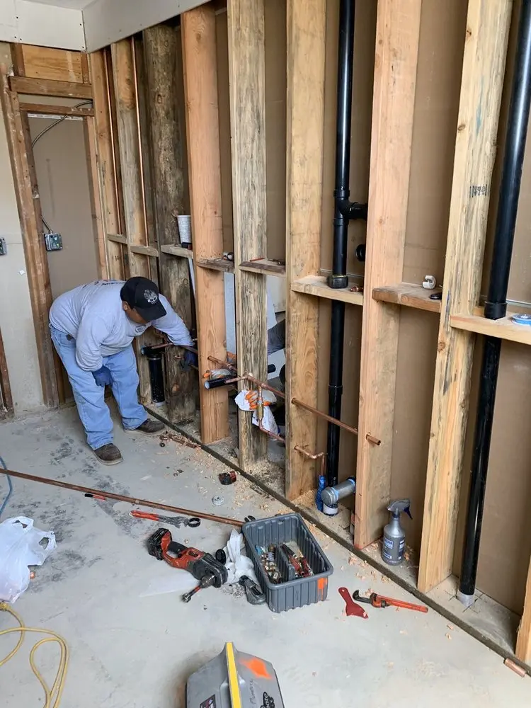 Commercial rough-in plumbing for Water Heater Replacement in Forest Creek